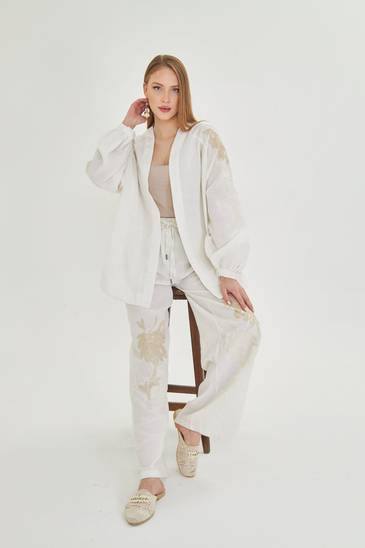 Vienna Embroidered Co-Ord Set