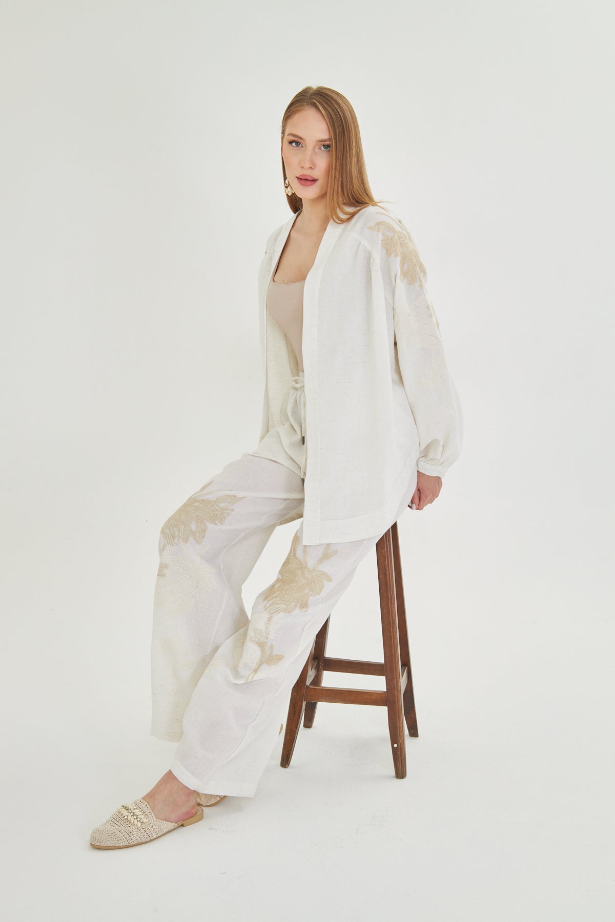 Vienna Embroidered Co-Ord Set