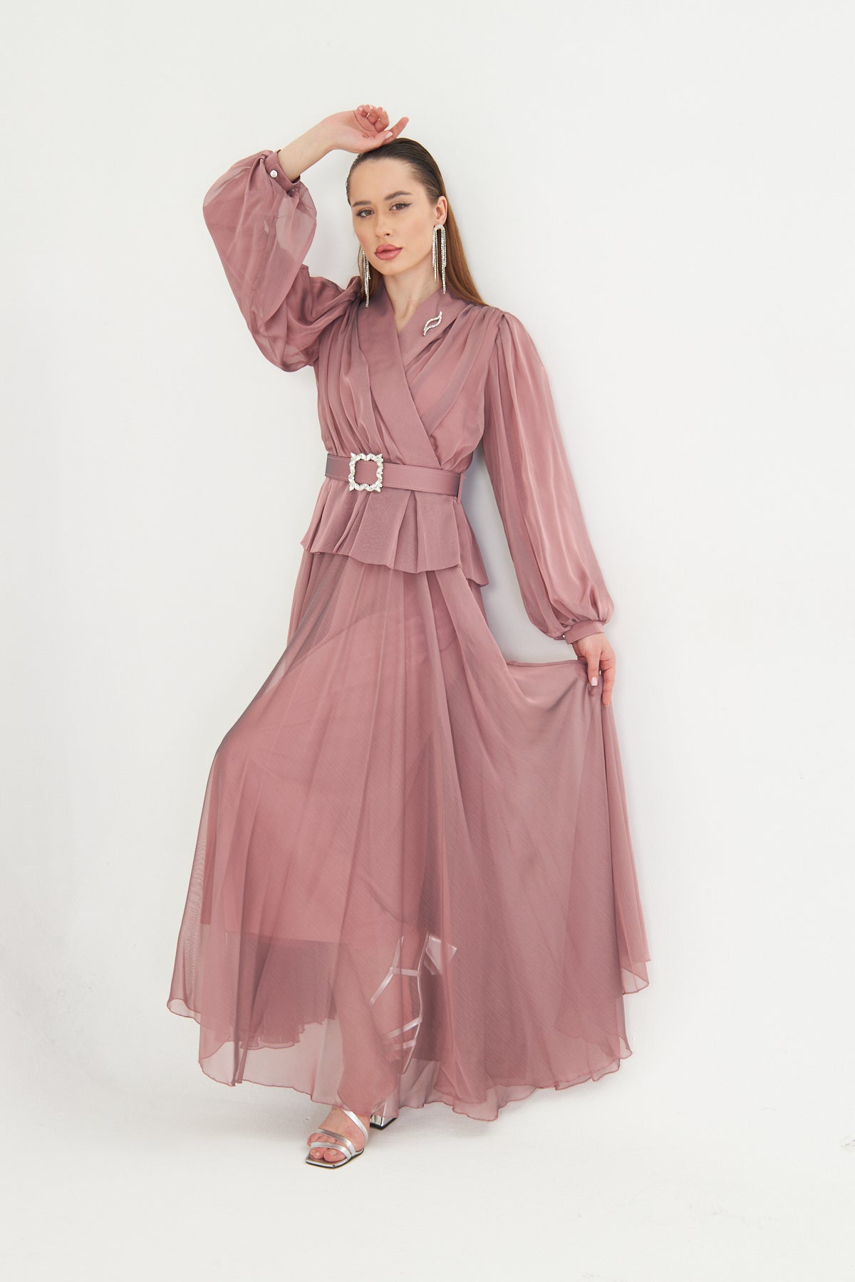Amara Dust Rose Gown