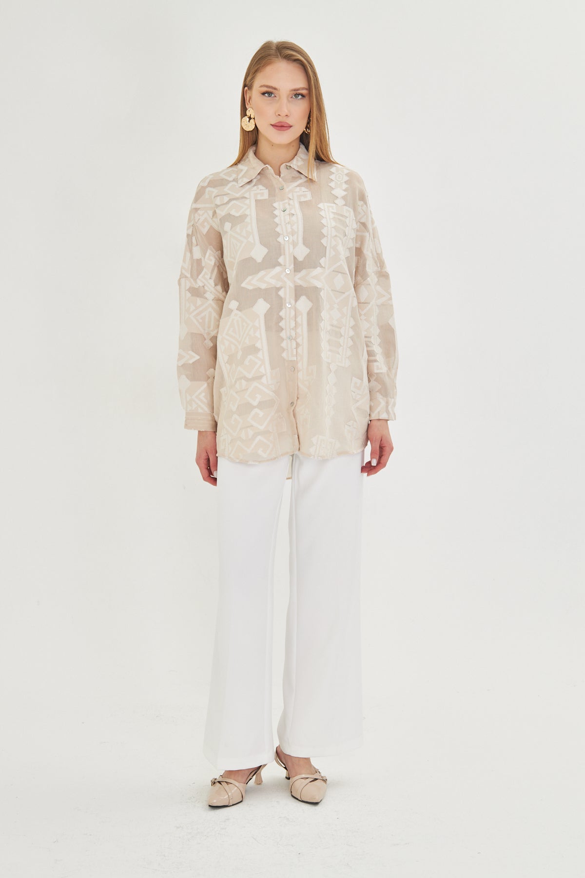 Amara Sandstone Shirt