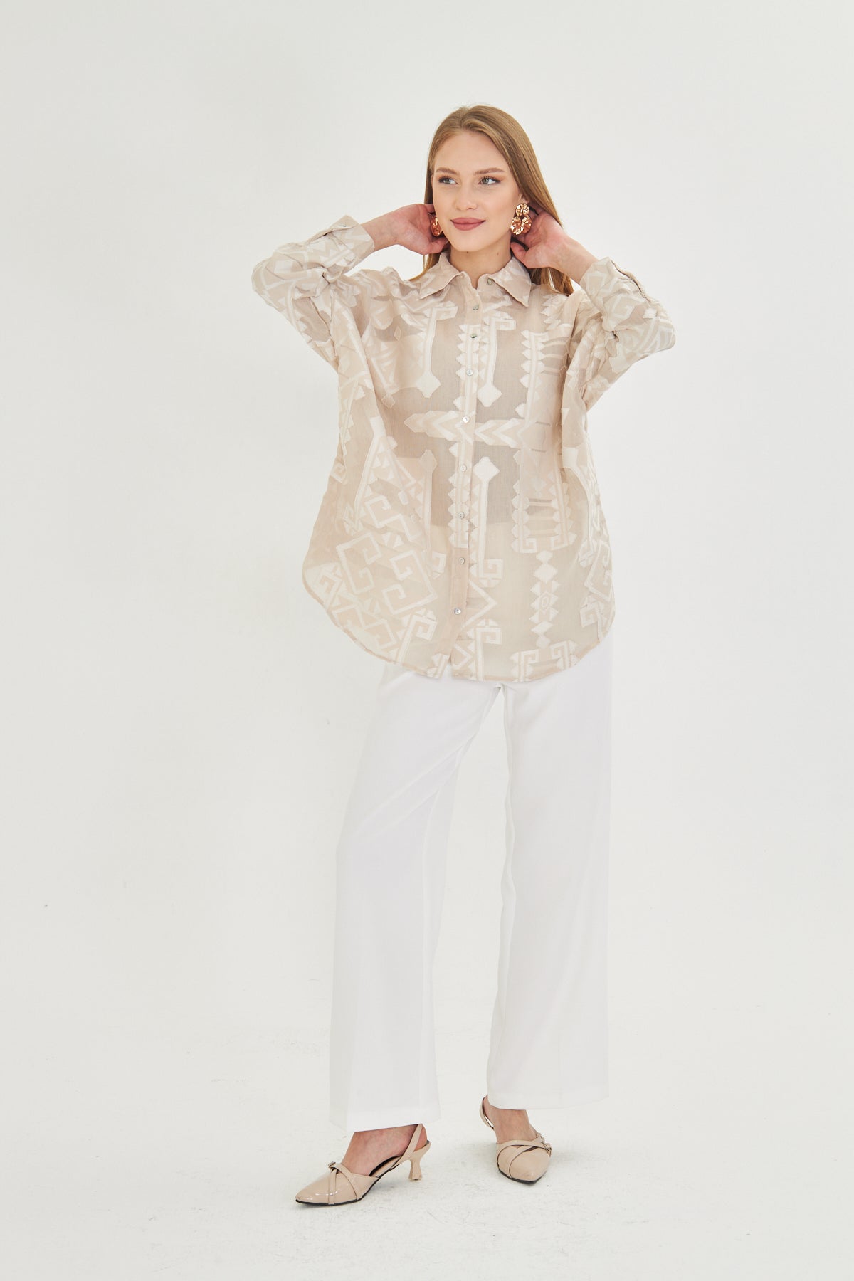 Amara Sandstone Shirt