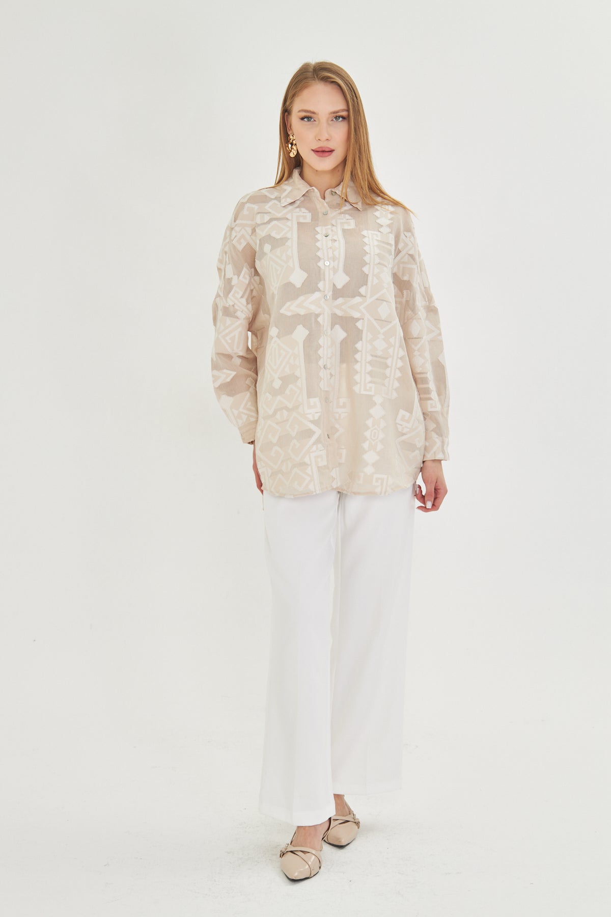Amara Sandstone Shirt
