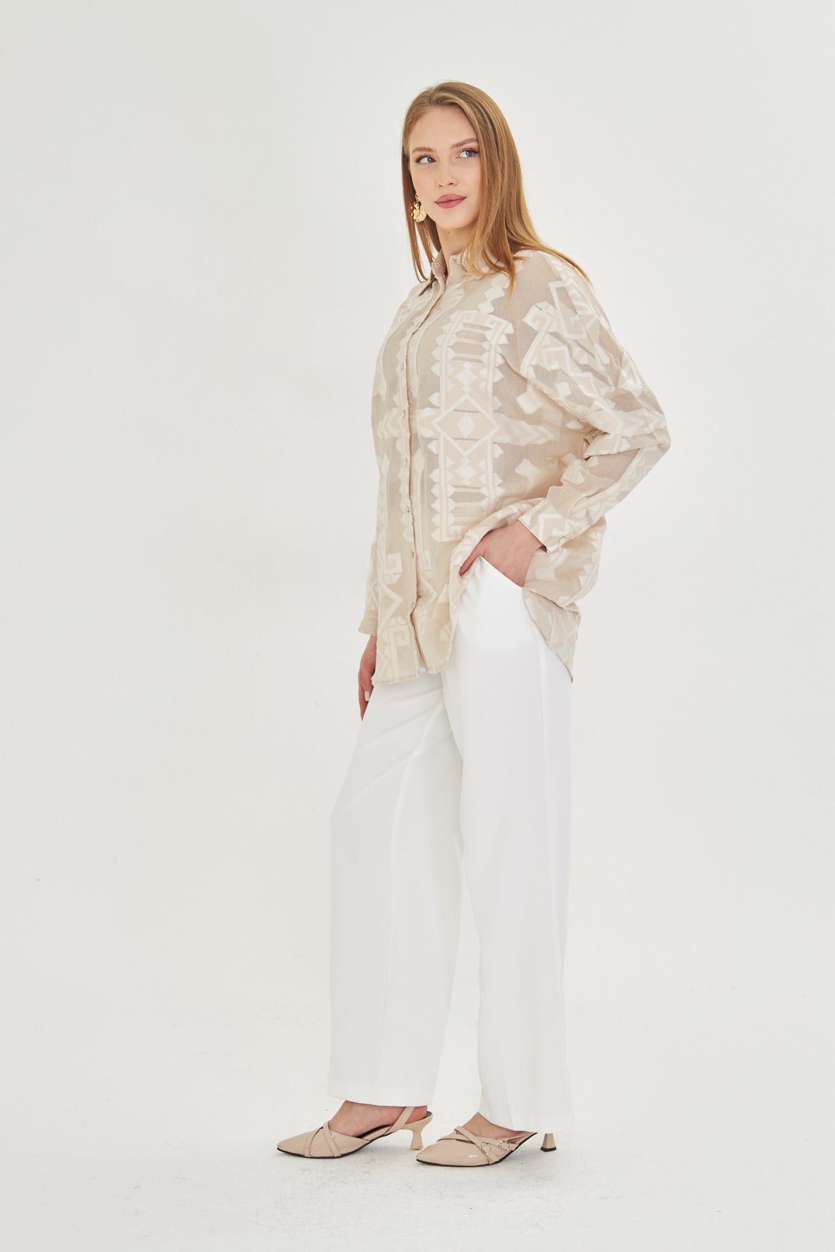 Amara Sandstone Shirt