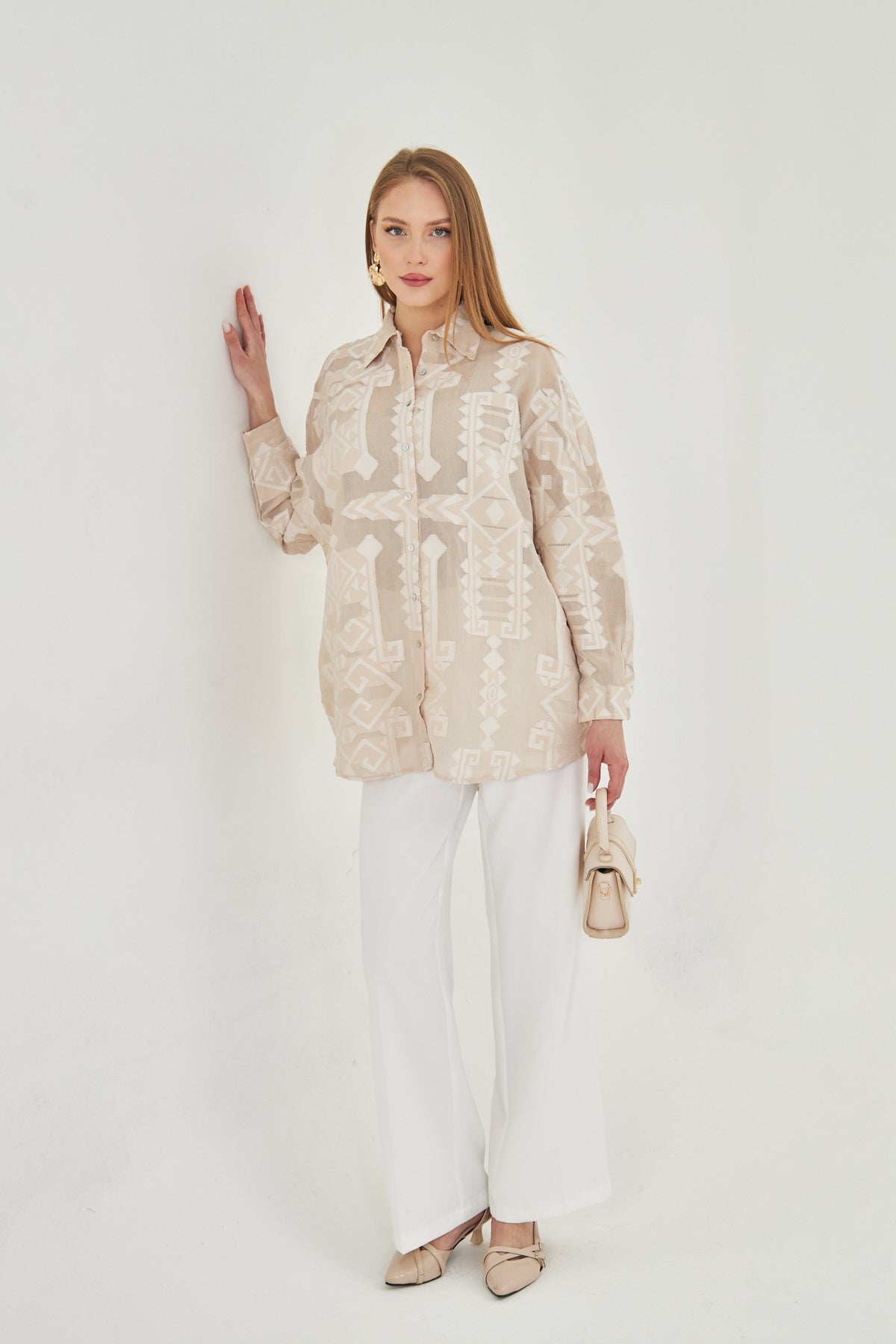 Amara Sandstone Shirt