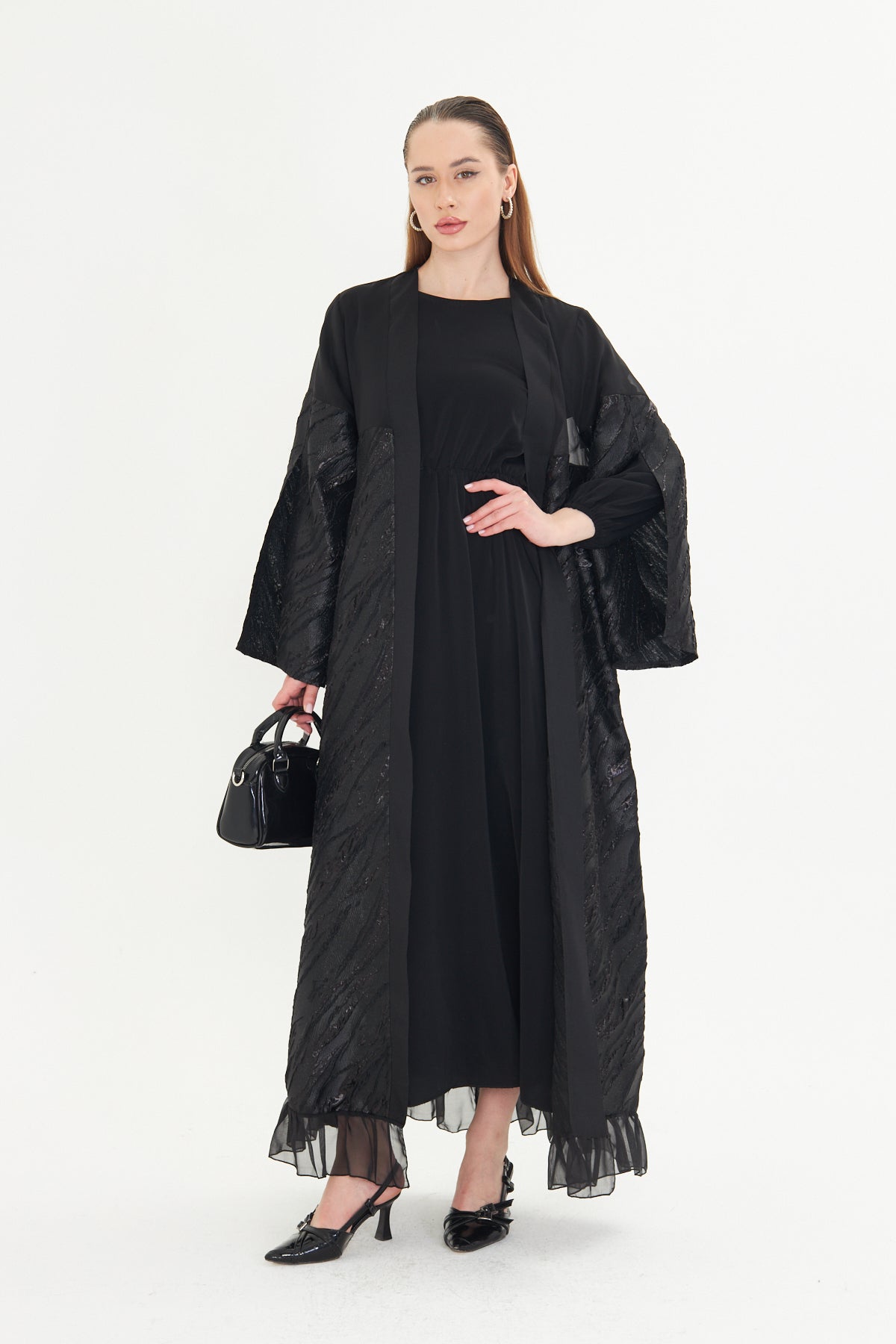 Heritage Drape in Noir