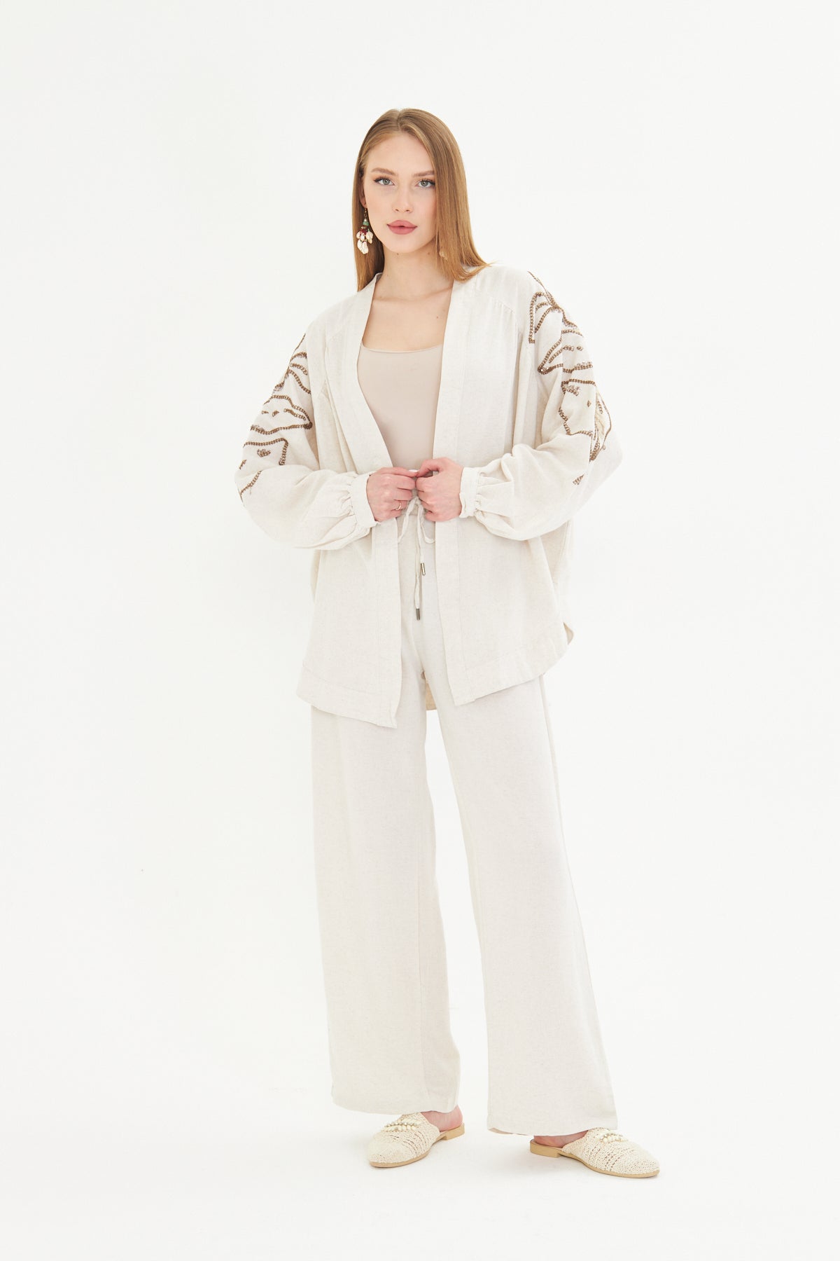Capri Embroidered Co-Ord Set