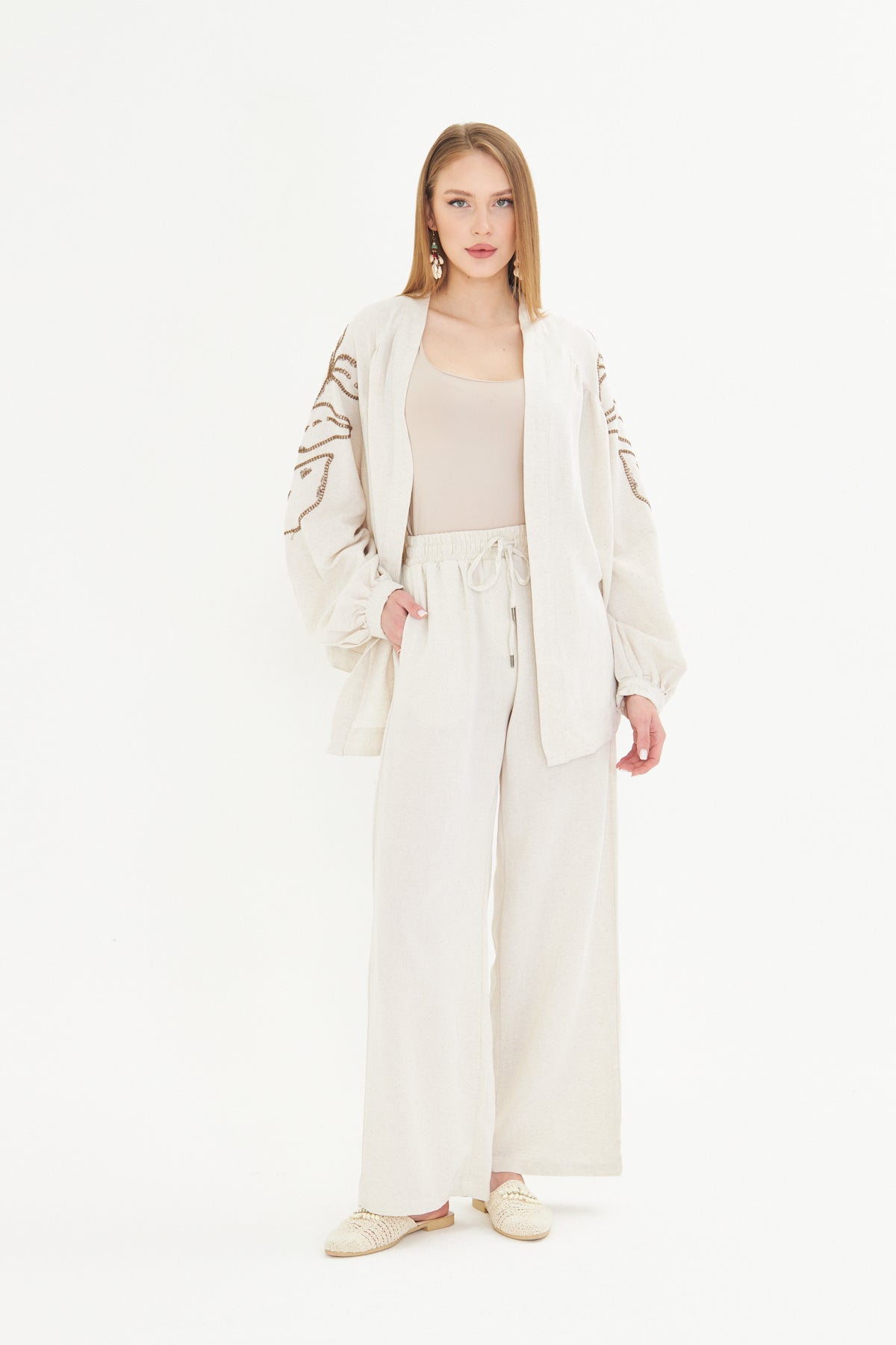 Capri Embroidered Co-Ord Set