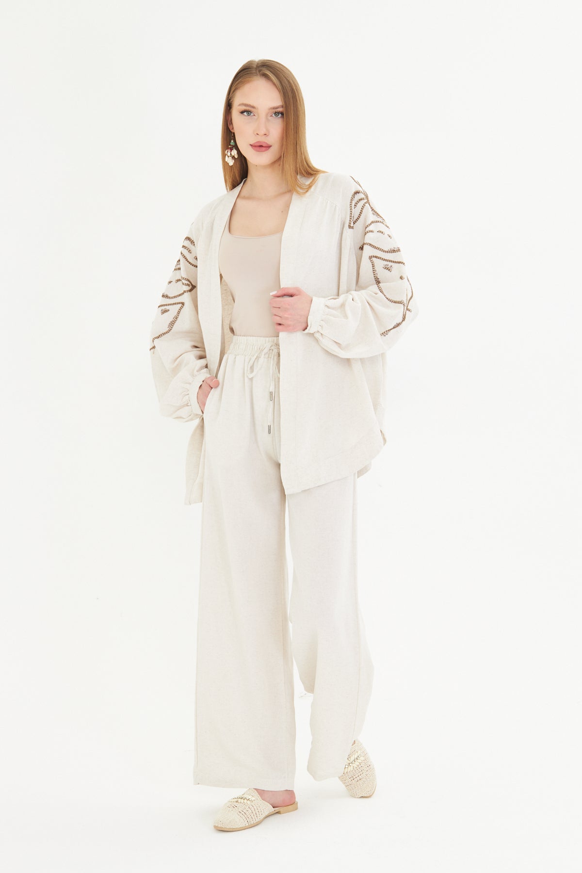 Capri Embroidered Co-Ord Set