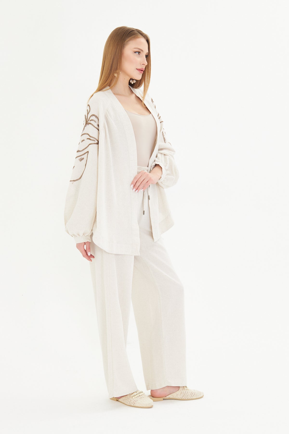 Capri Embroidered Co-Ord Set