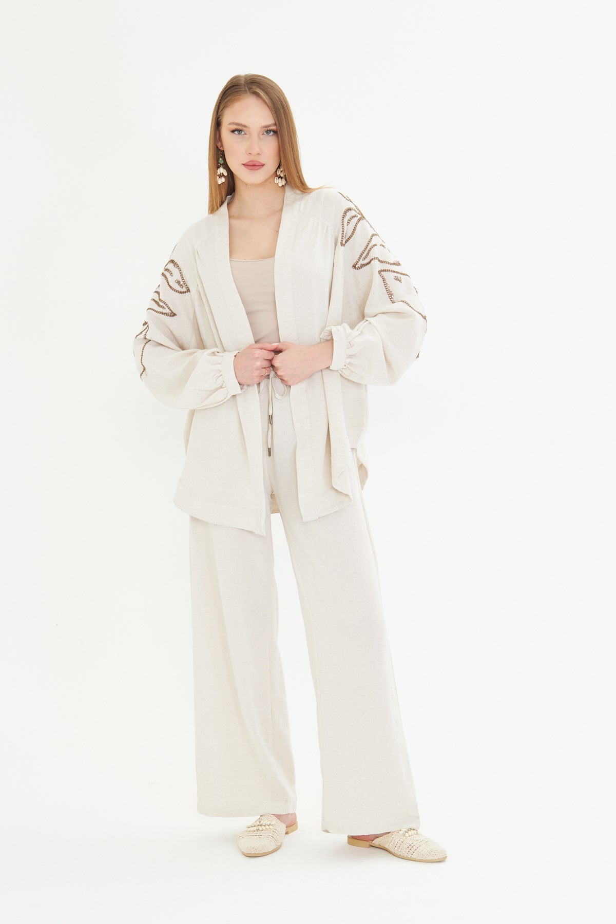 Capri Embroidered Co-Ord Set