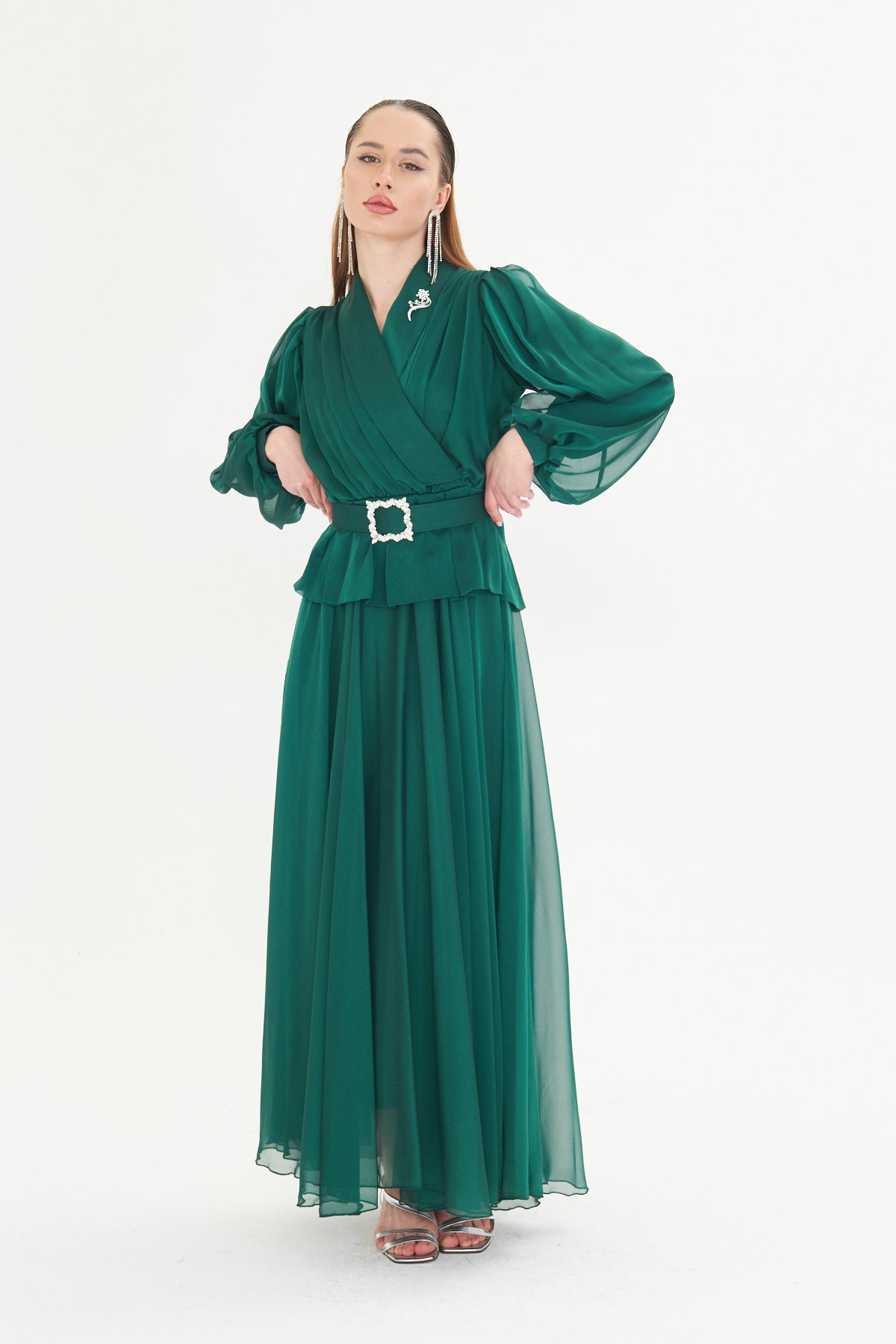 Amara Emerald Gown