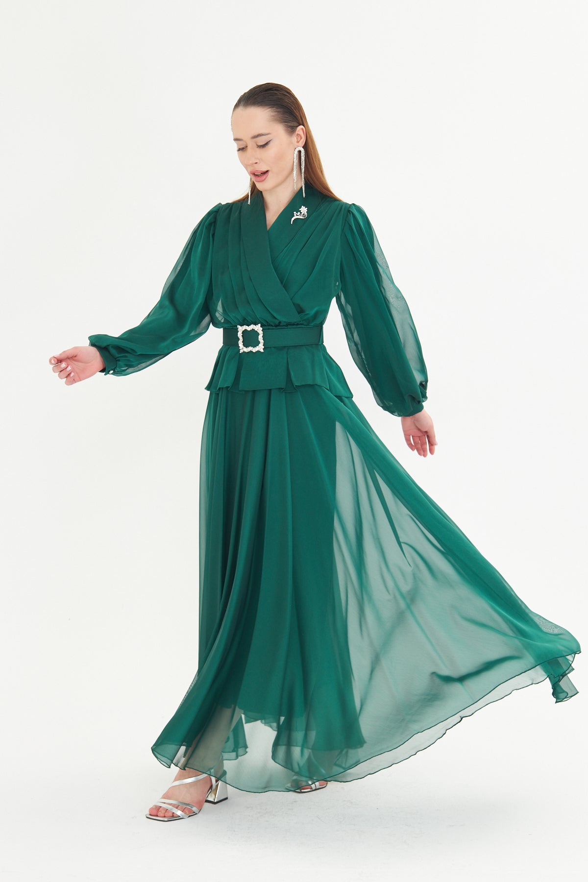 Amara Emerald Gown