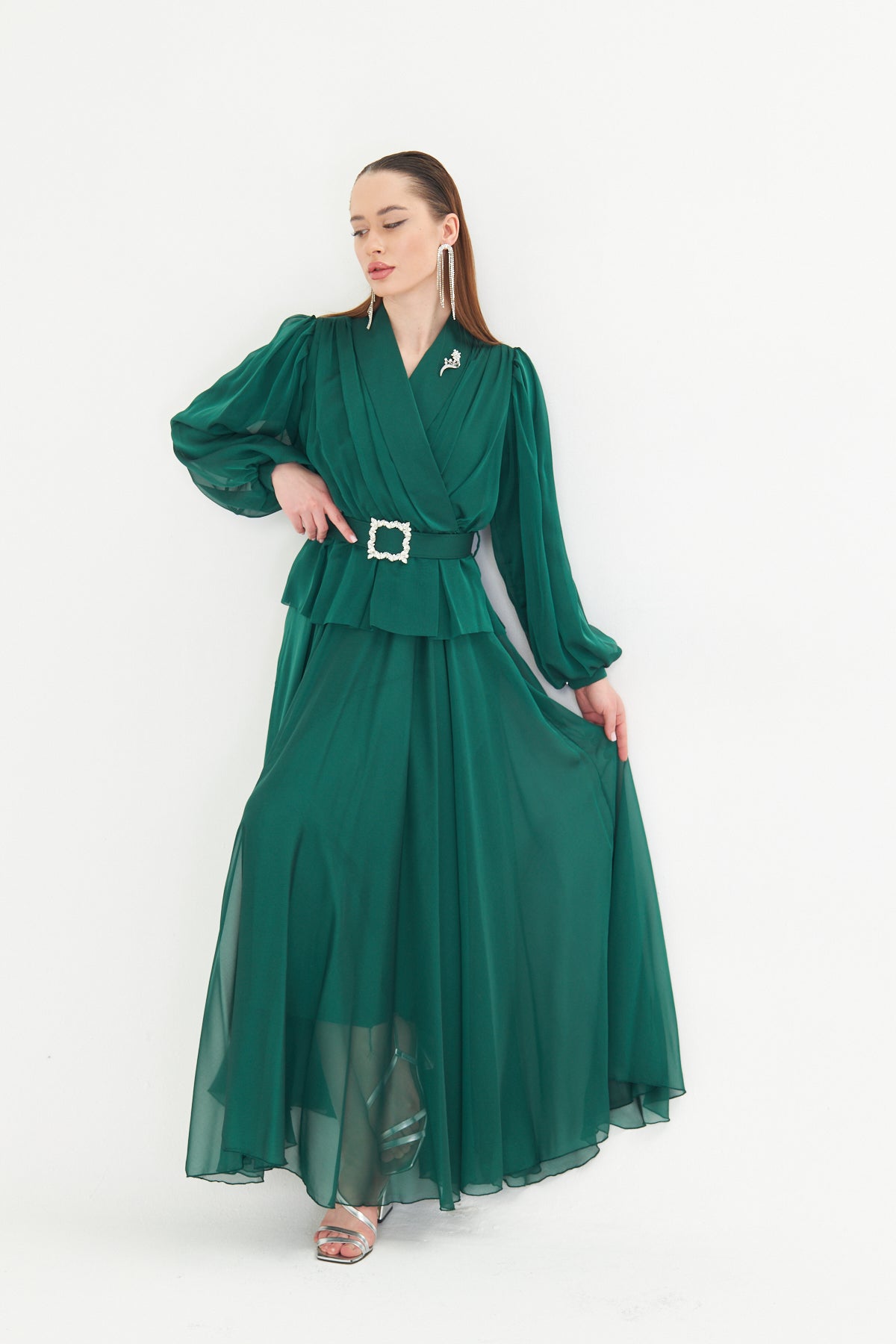 Amara Emerald Gown