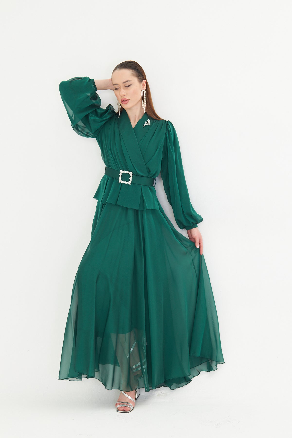 Amara Emerald Gown