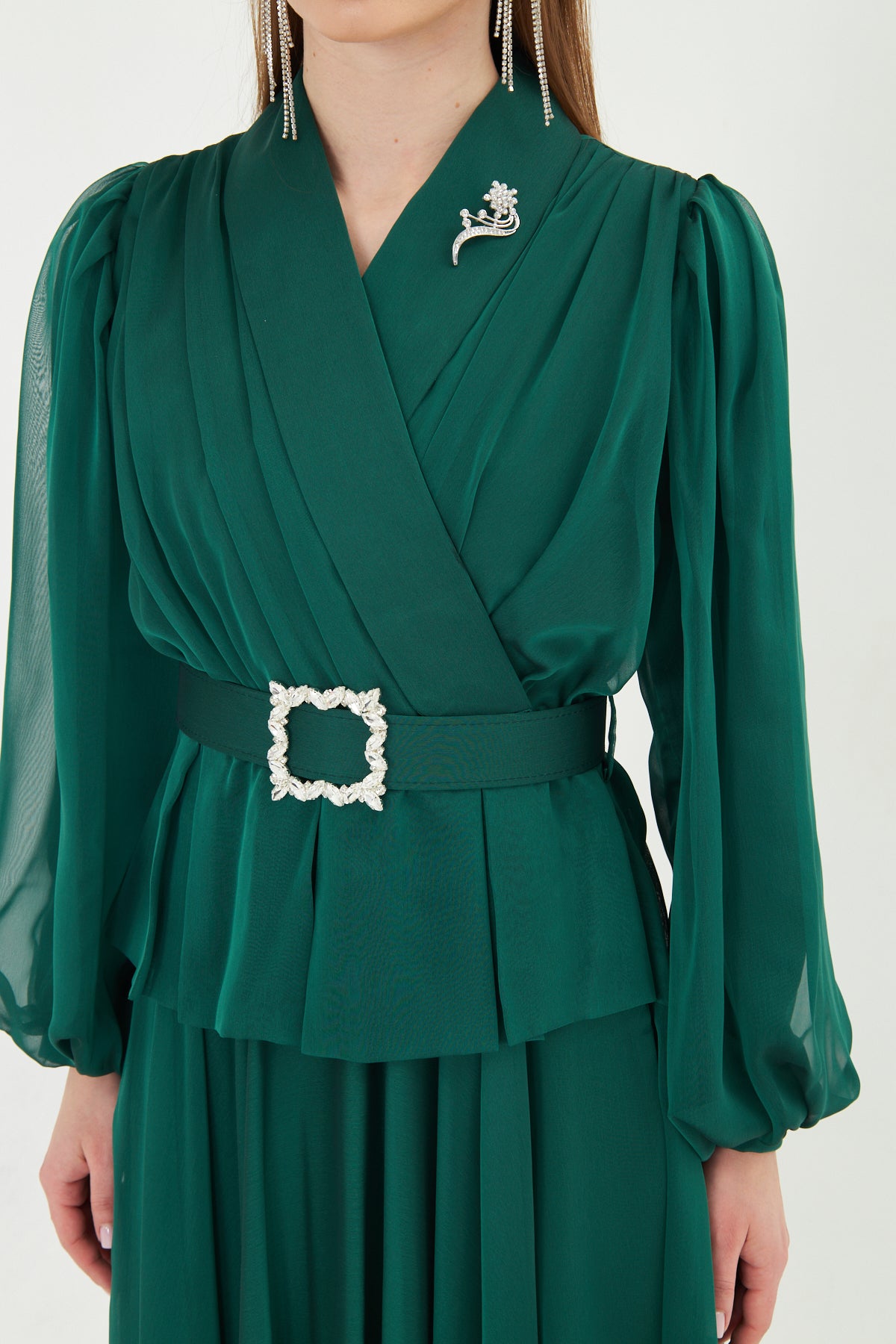 Amara Emerald Gown